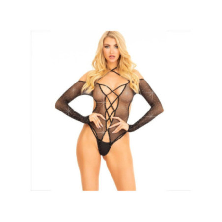 LEG AVENUE - BODY SENZA CAVALLO CON NERO LUCIDO