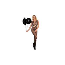 LIVCO CORSETTI FASHION - AMAHIL BODYSTOCKING CROTCHLESS NERO TAGLIA UNICA