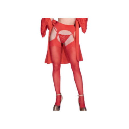 CHILIROSE - CR 4312 CALZA REGGER ROSSO S/M