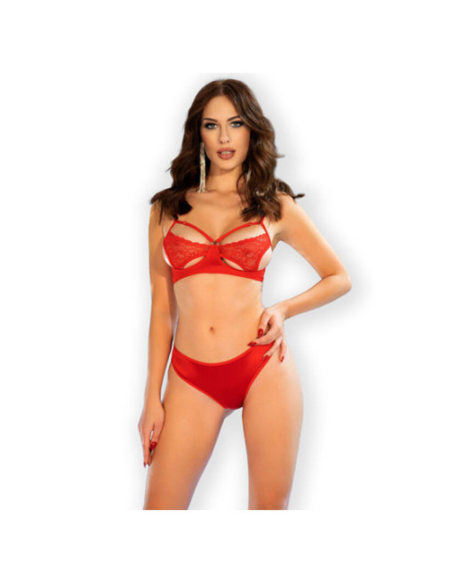 CHILIROSE - CR 4676 SET DUE PEZZI ROSSO XL