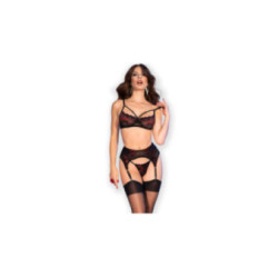 CHILIROSE - CR 4693 SET QUATTRO PEZZI ROSSO/NERO M