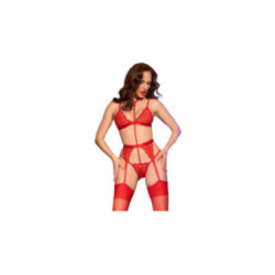 CHILIROSE - CR 4713 SET QUATTRO PEZZI ROSSO L