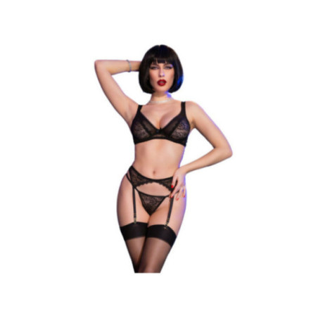 CHILIROSE - CR 4692 SET QUATTRO PEZZI NERO M