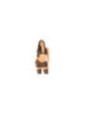 LEG AVENUE - REGGISENO TOP + GONNA + CALZE CON STRASS NERO TAGLIA UNICA