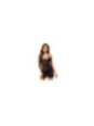LIVCO CORSETTI FASHION - TIANA LC 20208 CHEMISE + PERIZOMA NERO S/M