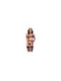 CHILIROSE - CR 4838 WILDCAT SET MANETTE + REGGISENO + CALZE + PERIZOMA LEOPARDO L