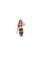 CHILIROSE - CR 4728 SET REGGISENO + PERIZOMA + CALZE NERO M