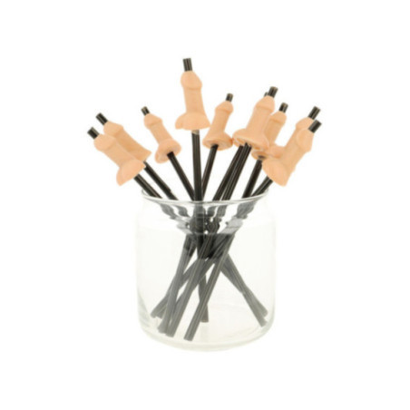 DIABLO PICANTE - SACCHETTO DA 10 CANNUCCE NATURALI PER PENE