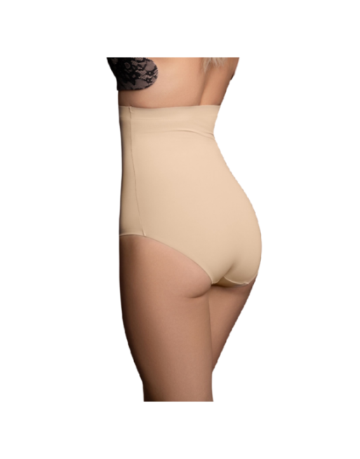 BYE-BRA - FAJA SENZA CUCITURE STILE PANTIES BEIGE MISURARE L