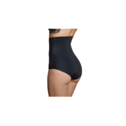 BYE-BRA - FAJA SENZA CUCITURE STILE PANTIES NERO MISURARE XXL