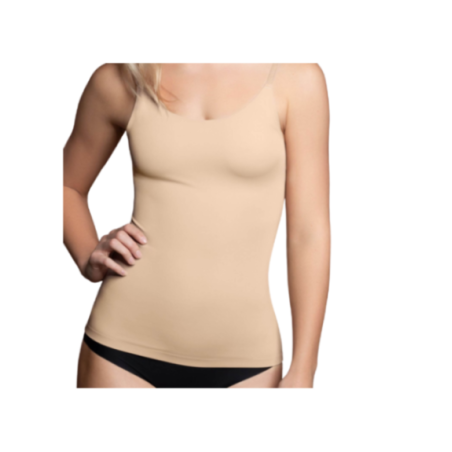 BYE-BRA - LIGHT CONTROL MAGLIETTA INVISIBLE BEIGE MISURARE M