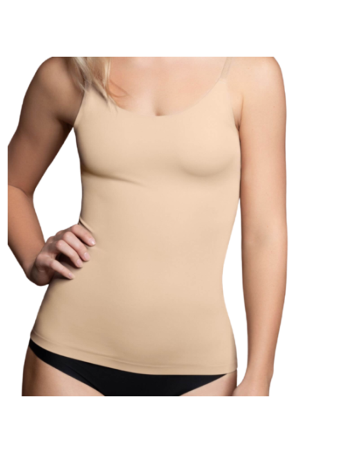 BYE-BRA - LIGHT CONTROL MAGLIETTA INVISIBLE BEIGE MISURARE XL