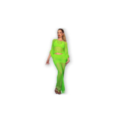 CHILIROSE - CR 4666 TOP E GONNA VERDE S/M
