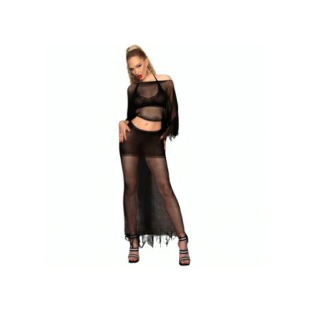 CHILIROSE - CR 4666 TOP E GONNA NERO S/M