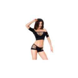 CHILIROSE - CR 3779 SET DUE PEZZI NERO S/M