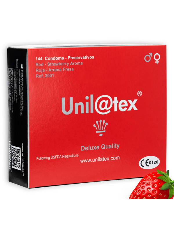 UNILATEX - CONSERVANTI UNILATEX ROSSO / FRAGOLA 144 UNITÀ