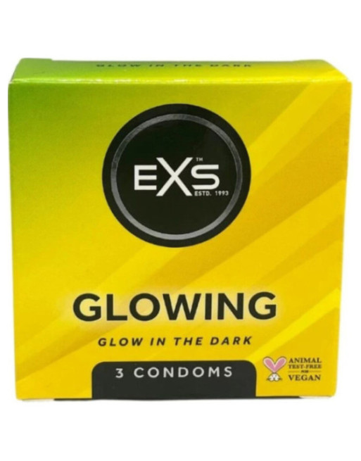 EXS CONDOMS - BRILLANTI NEL BUIO