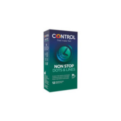 CONTROL - NONSTOP DOTS AND LINES CONDOMS 12 UNITS