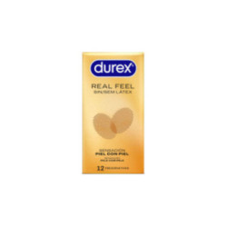 DUREX - PRESERVATIVI REAL FEEL SENZA LATTICE 12 UNITÀ