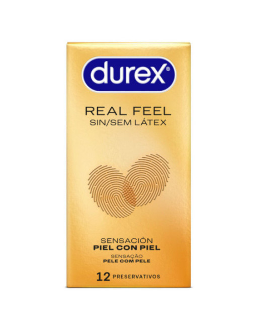 DUREX - PRESERVATIVI REAL FEEL SENZA LATTICE 12 UNITÀ