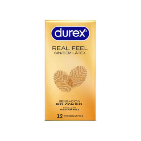DUREX - PRESERVATIVI REAL FEEL SENZA LATTICE 12 UNITÀ