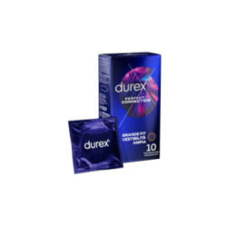 DUREX - CONNESSIONE PERFETTA SILICONE EXTRA LUBRIFICAZIONE 10 UNITÀ