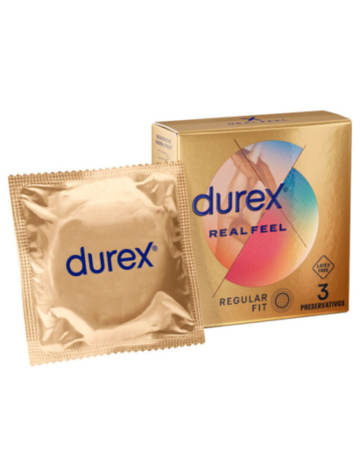 DUREX - PRESERVATIVI REAL FEEL 3 UNITÀ