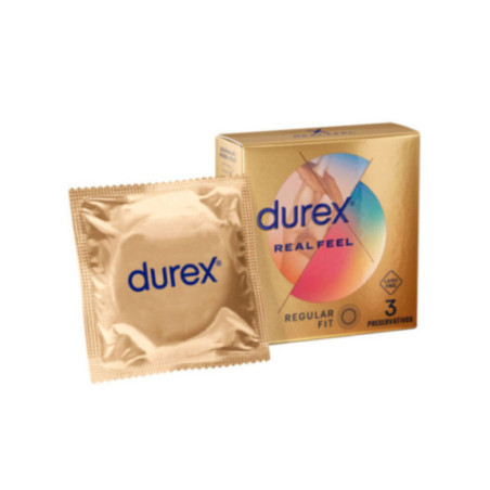 DUREX - PRESERVATIVI REAL FEEL 3 UNITÀ