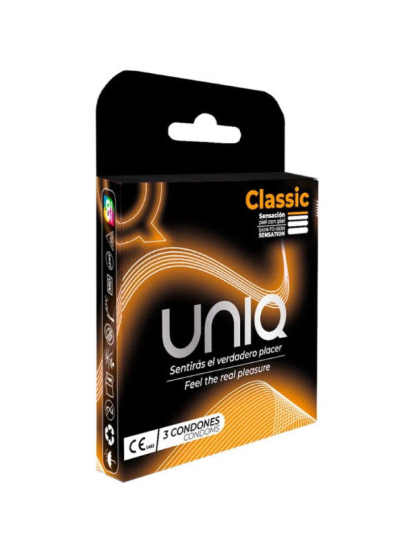 UNIQ - PRESERVATIVO SENZA LATTICE CLASSIC 3 UNITÀ