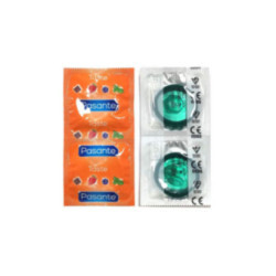 PASANTE - PRESERVATIVI GUSTO MENTA BORSA 144 UNIT