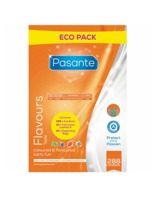 PASANTE - PRESERVATIVI ECO PACK GUSTI BORSA 288 UNIT