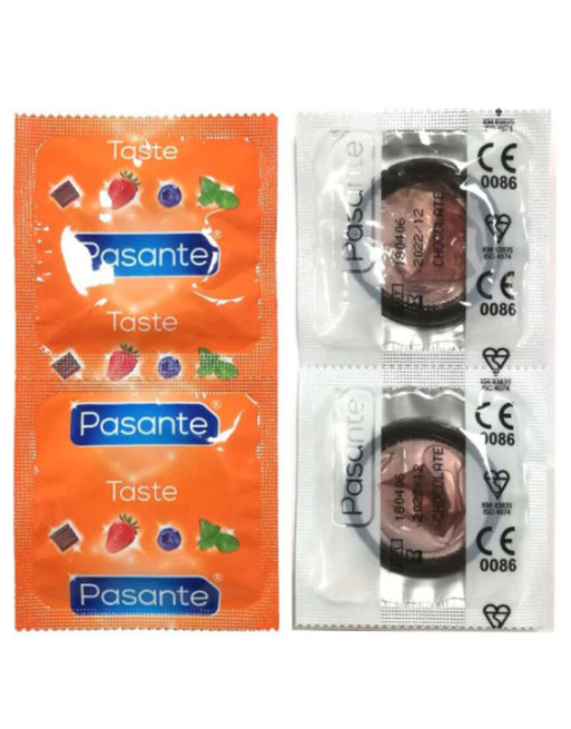 PASANTE - PRESERVATIVI AL GUSTO CIOCCOLATO BORSA TENTAZIONE 144 UNIT