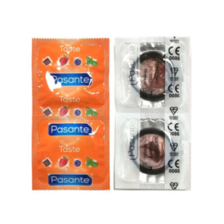 PASANTE - PRESERVATIVI AL GUSTO CIOCCOLATO BORSA TENTAZIONE 144 UNIT