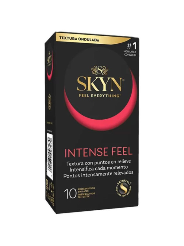 SKYN - PRESERVATIVO TEXTURED INTENSE FEEL CON DESIGN ONDULATO 10 UNITÀ
