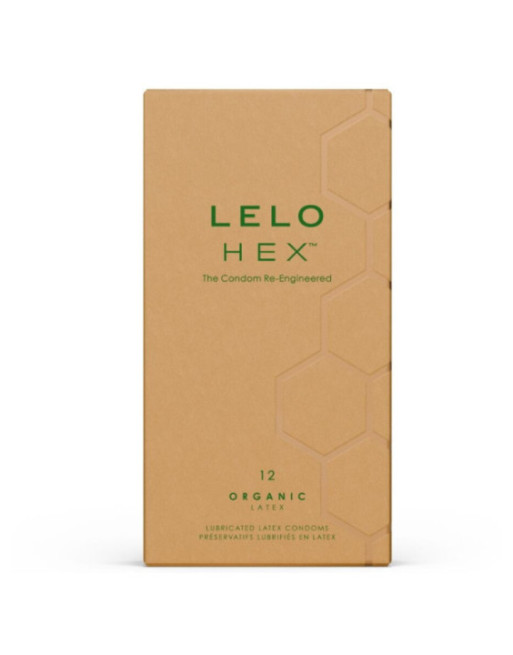 LELO - HEX ORGANIC CONDOM BOX 12 UNITÀ