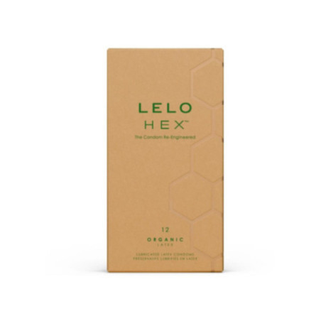 LELO - HEX ORGANIC CONDOM BOX 12 UNITÀ