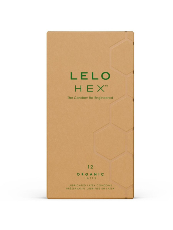 LELO - HEX ORGANIC CONDOM BOX 12 UNITÀ
