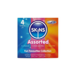 SKINS - CONFEZIONE DA 4 PRESERVATIVI ASSORTITI PREMIUM