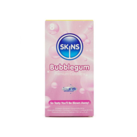 SKINS - BUBBLEGUM PREMIUM CONDOM CONFEZIONE DA 8