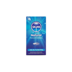 SKINS - PRESERVATIVI NATURALI PREMIUM CONFEZIONE DA 16