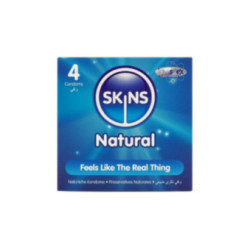 SKINS - PRESERVATIVI NATURALI PREMIUM CONFEZIONE DA 4