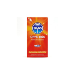 SKINS - PRESERVATIVI ULTRA SOTTILI PREMIUM CONFEZIONE DA 16