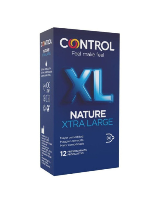 CONTROL - ADAPTA NATURE XL CONDOMS 12 UNITS