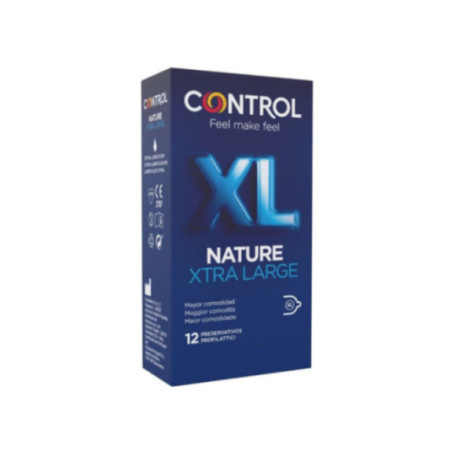 CONTROL - ADAPTA NATURE XL CONDOMS 12 UNITS
