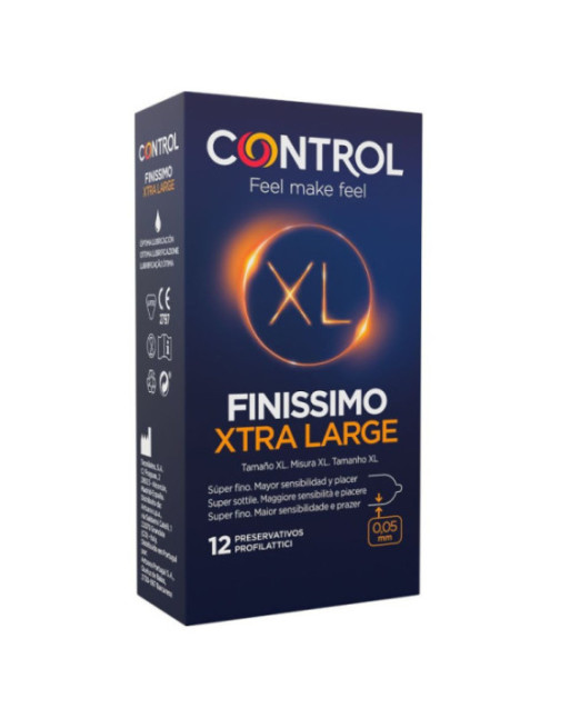 CONTROL - PRESERVATIVI FINISSIMO XL 12 UNITÀ
