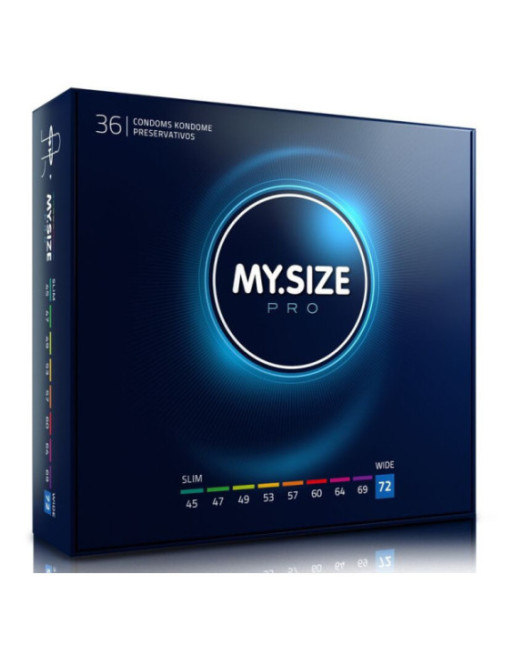 MY SIZE - PRO PRESERVATIVI 72 MM 36 UNIT
