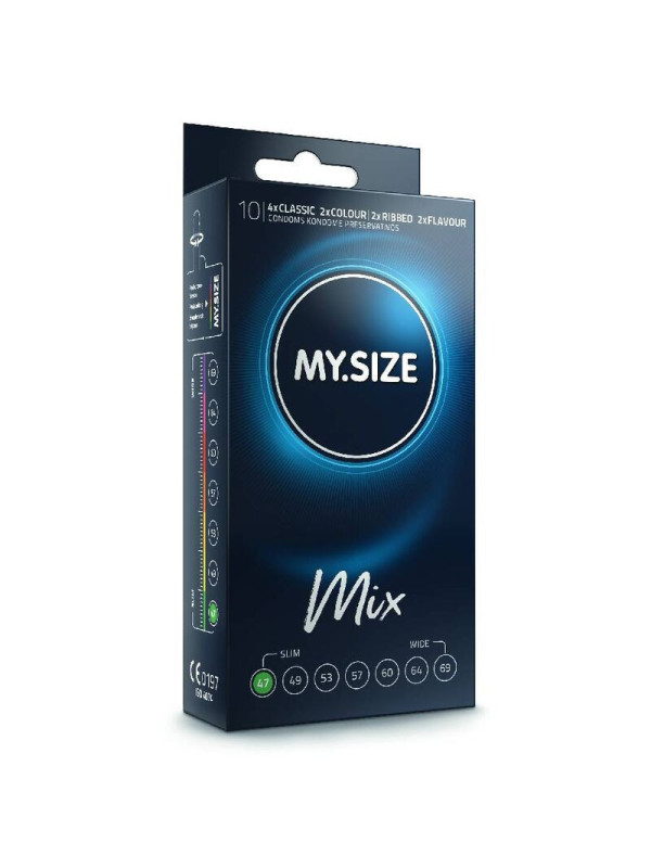 MY SIZE - MIX PRESERVATIVI 47 MM 10 UNIT