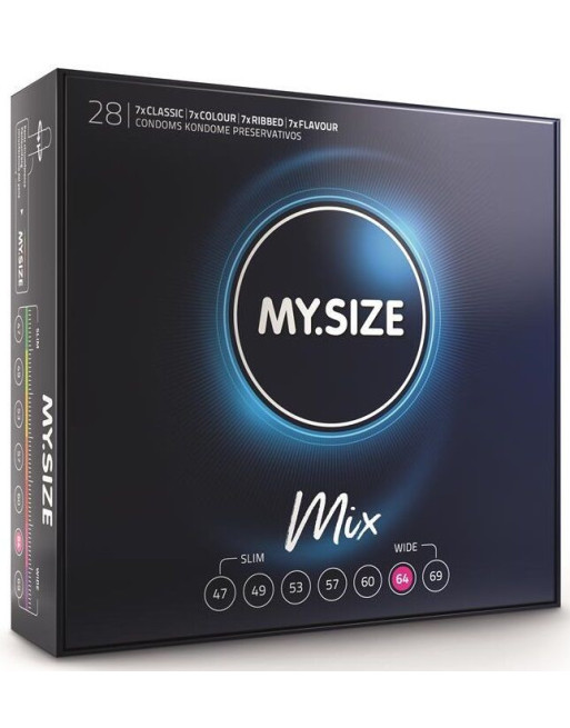MY SIZE - MIX PRESERVATIVI 64 MM 28 UNIT