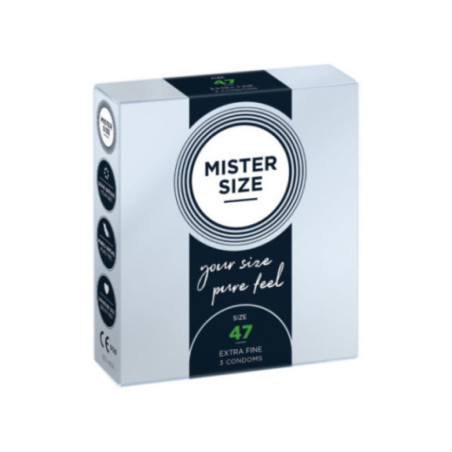 MISTER SIZE - PRESERVATIVI TAGLIA XS 47 MM (3 UNITÀ)