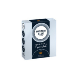 MISTER SIZE - PRESERVATIVO TAGLIA L 57 MM (3 UNITÀ)